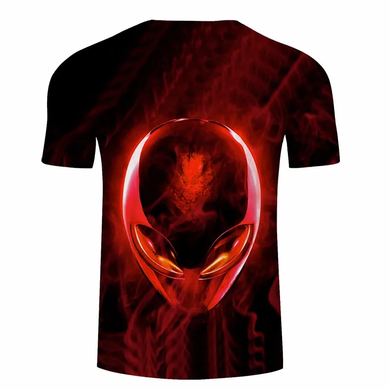 3D Print t-shirt Red eye Fremmede Fashion T-Shirt Crossfit Shirt Mænd Helt Afslappet Mænd o-Hals Brand ZOOTOP BÆRE
