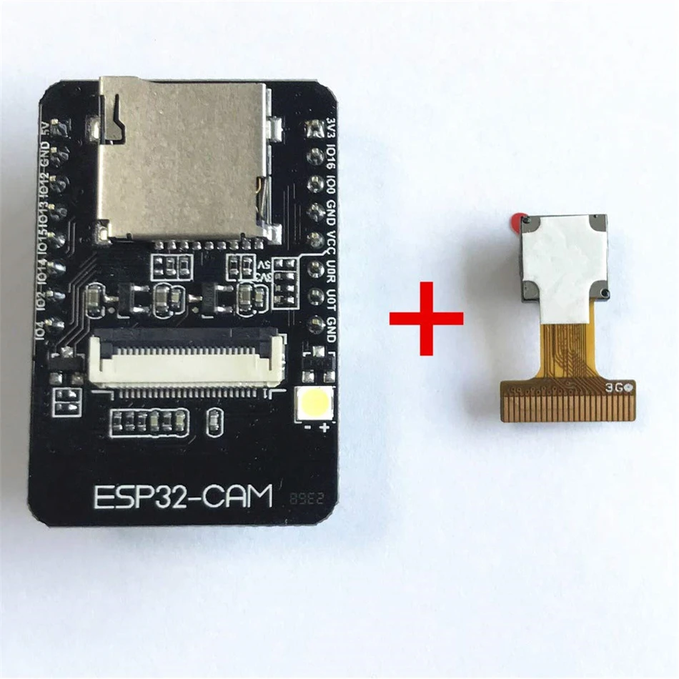 Esp32 cam ESP32-CAM ESP-32S WiFi Modul ESP32 seriel at WiFi ESP32 CAM Development Board, 5V Bluetooth med OV2640 Kamera Modul