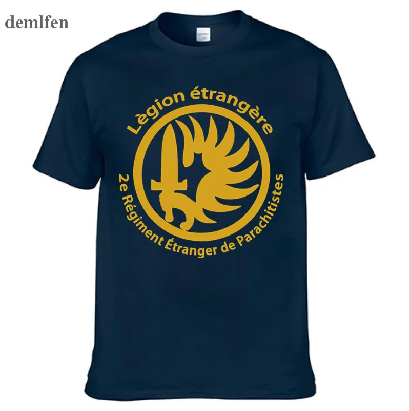 Nye franske Fremmed Legion Særlige Styrker Krig Army T-shirt, Mænds Bomuld kortærmet T-Shirt t-Shirts Toppe Homme Camisetas