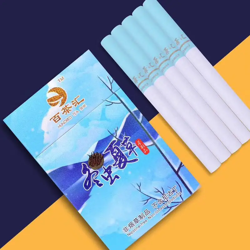 Quitte Røg Artefakt Ice Mint Smag Cigaretter Fremstillet af Kinesiske Te-Cigaret Ikke-tobaksvarer Ingen Nikotin