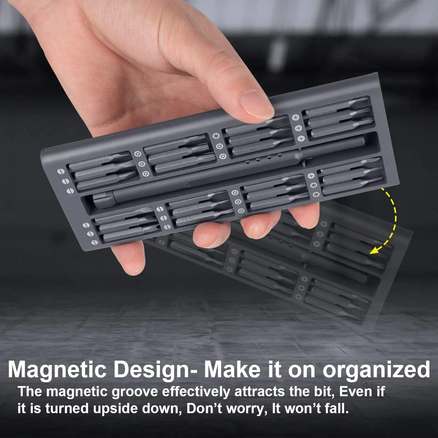 Mini Precision Skruetrækker Sæt, Præcisions-Repair Tool Kit 49-i-1 S2 Stål Magnetisk Bit Driver til iPhone