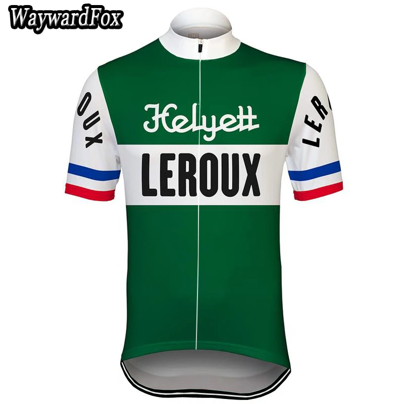 NYE Grønne skjorte, trøje kort ærme Retro pro team racing og road bike wear cykling tøj Ciclismo Åndbar Hurtig Tør