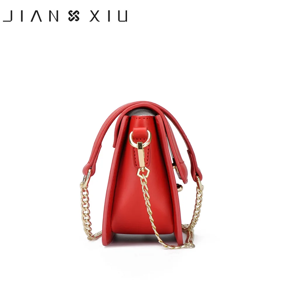 JIANXIU Mærke Mode Kvinder Messenger Tasker Split Læder Skulder Crossbody Kæde Taske, Multi-lomme Design 2018 Kvindelige Små Tote