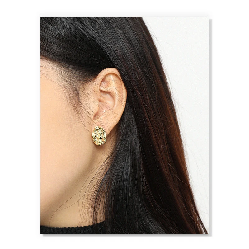S'STEEL Uregelmæssige Stud Øreringe Til Kvinder 925 Sterling Sølv koreanske Designer Minimalistisk Earings Aretes De Plata Fine Smykker