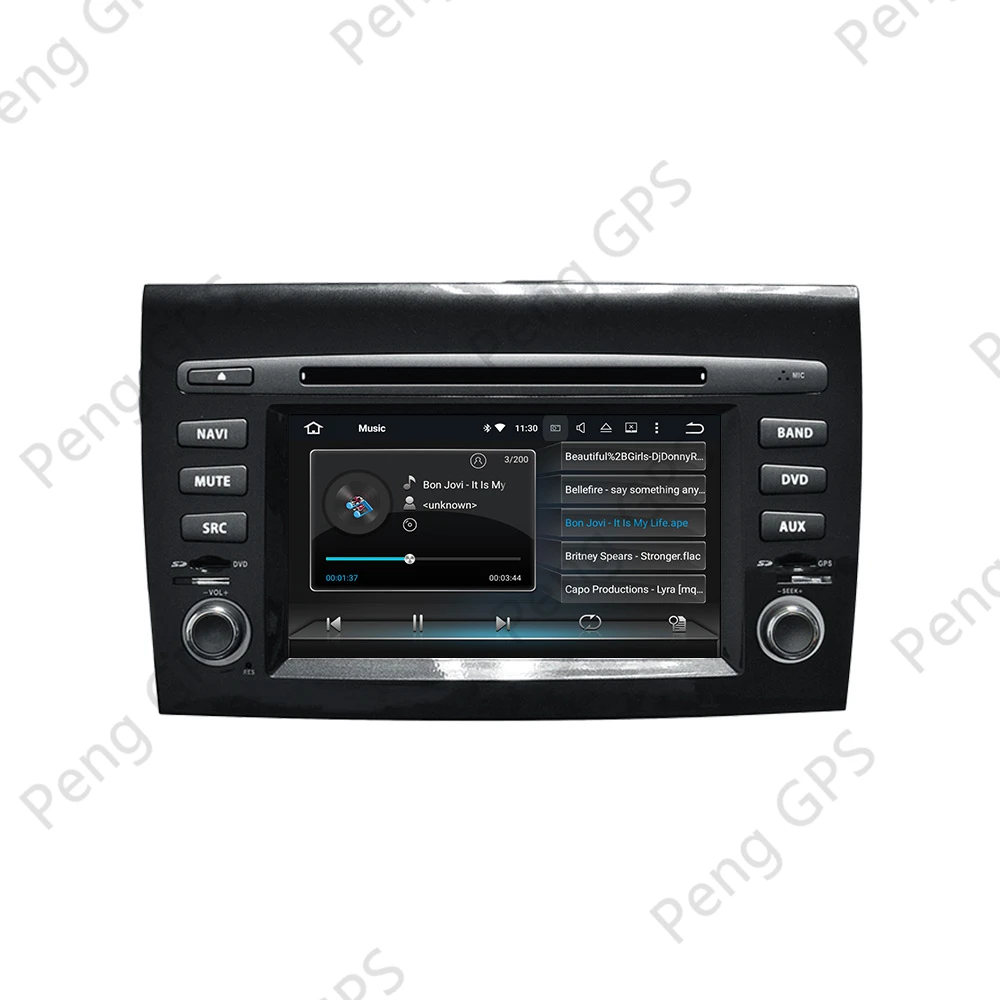 Android-10.0-CD, DVD-Afspiller For Fiat Bravo 2007-2012 Radio Mms-Touchscreen GPS Navigation Styreenhed Carplay Stereo 8core