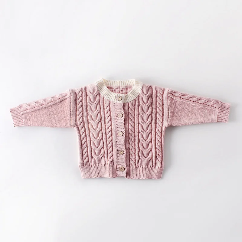 CROAL CHERIE Efteråret Falder Baby Piger Vinter Tøj Sweater Fashion Baby Boy Tøj Børn Sweater Strikket Pels Overtøj