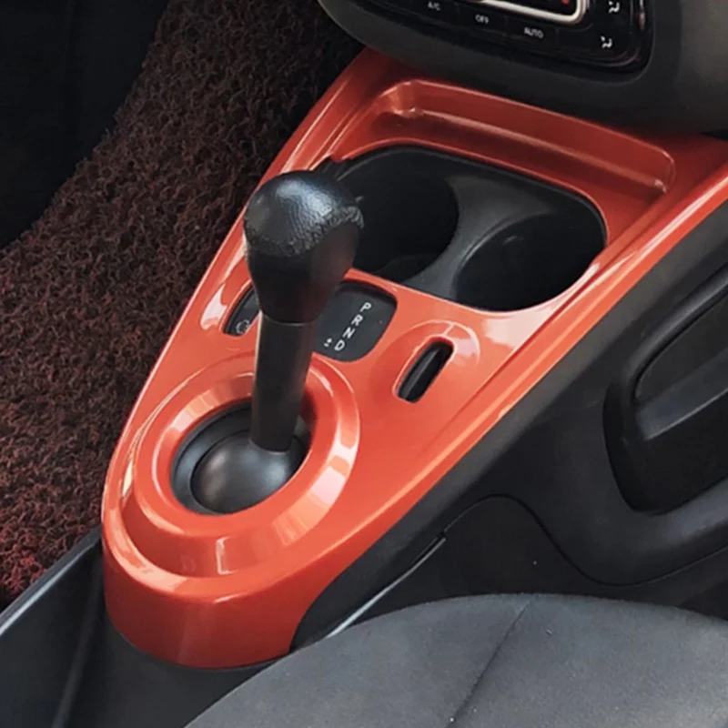 Gear Skift Panel Dækker boligindretning Mærkat For Mercedes Smart 453 fortwo forfour Bil Styling Ændring Tilbehør