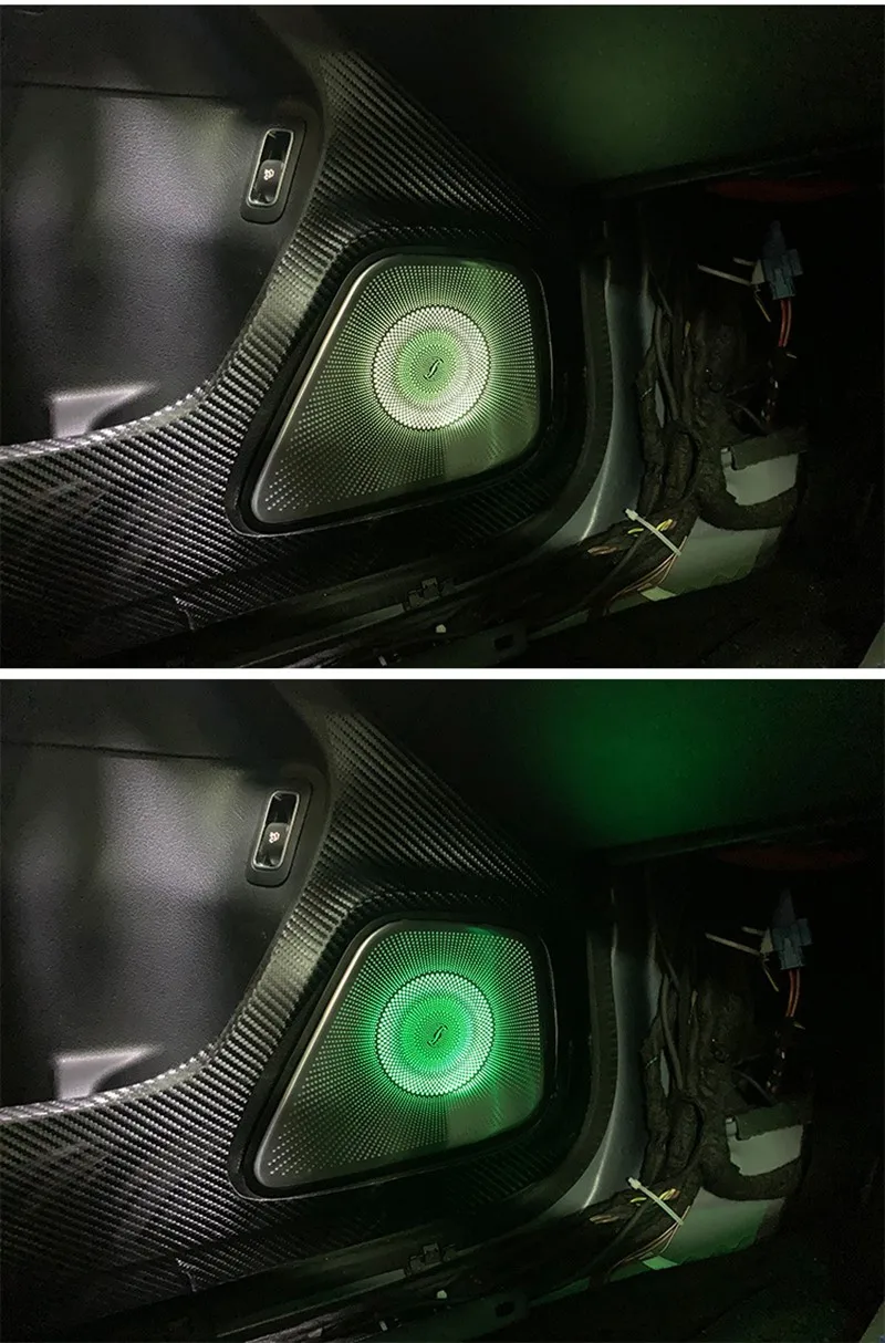 Nye! Høj kvalitet LED omgivende lys egnet til Mercedes-Benz A180 A220 W177 A-Klasse højttaler light-emitting dække voice-control