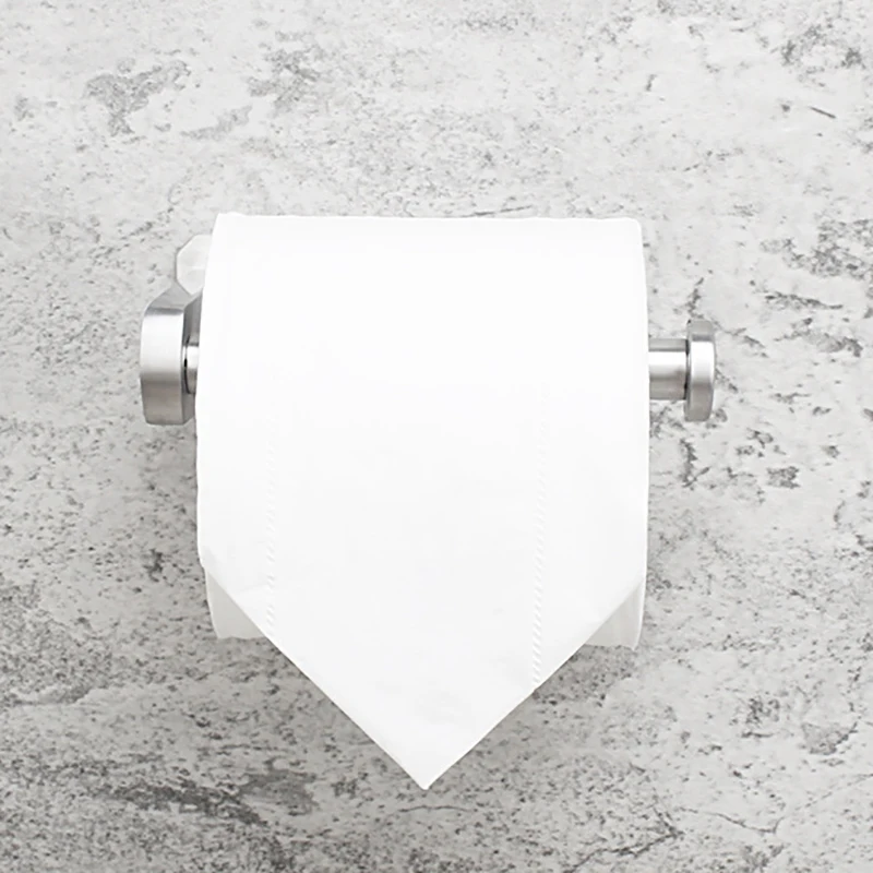 Køkken Rulle Papir, Selvklæbende Vægbeslag Papirholder Rustfrit Stål Toiletpapir Håndklæde Rack Tilbehør Indehavere