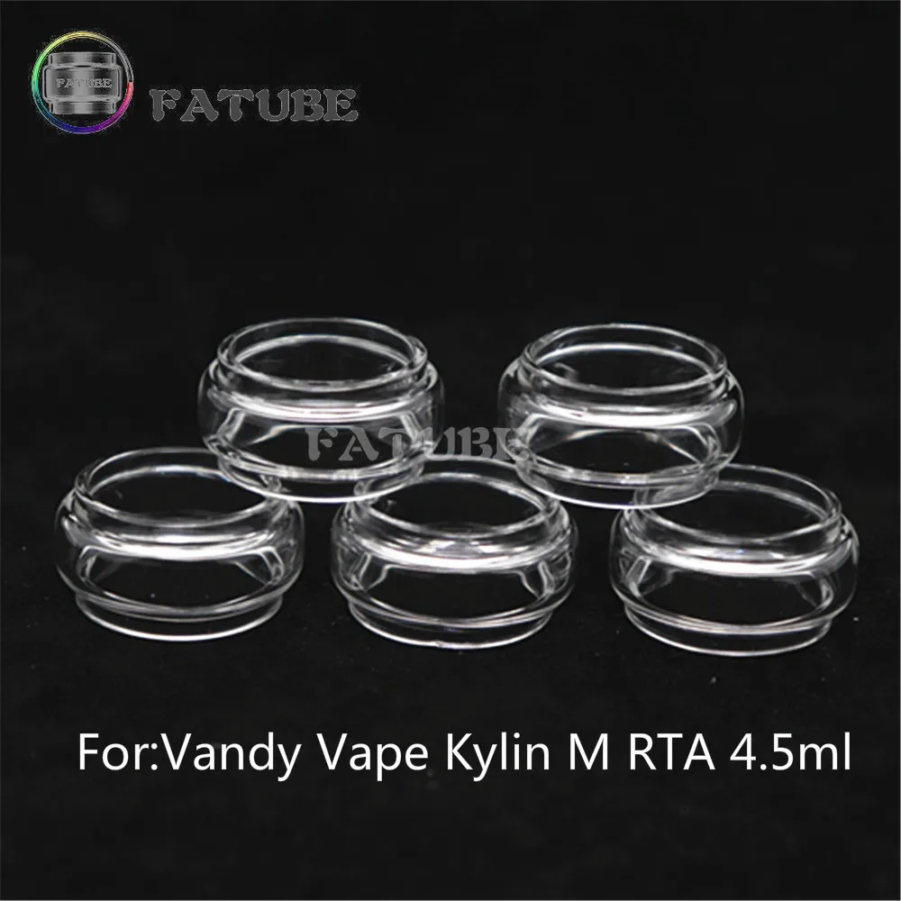 5pcs FATUBE boble glas Cigaret Tilbehør til Vandy Vape Kylin M RTA 4,5 ml Kylin Mini 5ml Kylin v2 5Ml