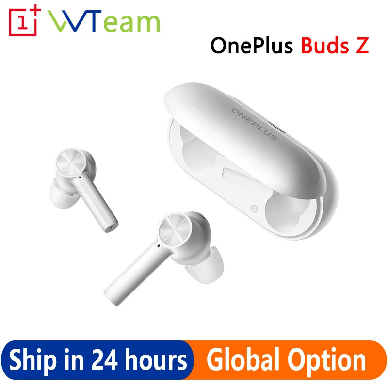 Den globale Version OnePlus Knopper Z TWS Bluetooth Hovedtelefon Boost Bass Bluetooth-5.0 IP55 Vandtæt Ægte Trådløse Stereo-Headset