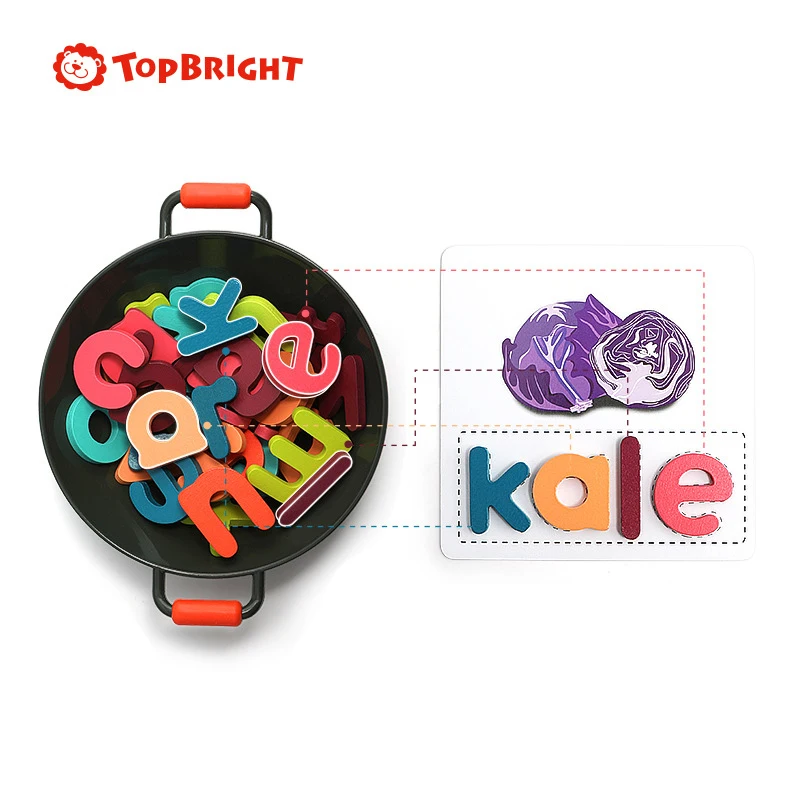 ToP LYSE Børn alfabetet form, træ-puslespil legetøj early learning uddannelse intellektuelle udvikling legetøj til børn 3Y+