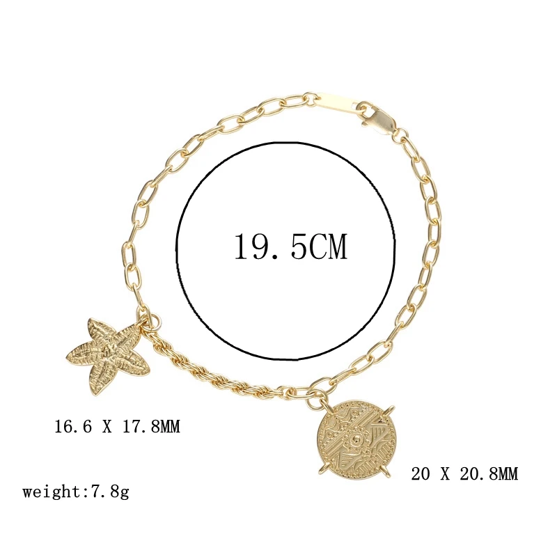 Silvology 925 Sterling Sølv Søstjerner Runde Armbånd Originalitet Asymmetri Lang Kæde Armbånd til Kvinder 2020 Luksus Smykker