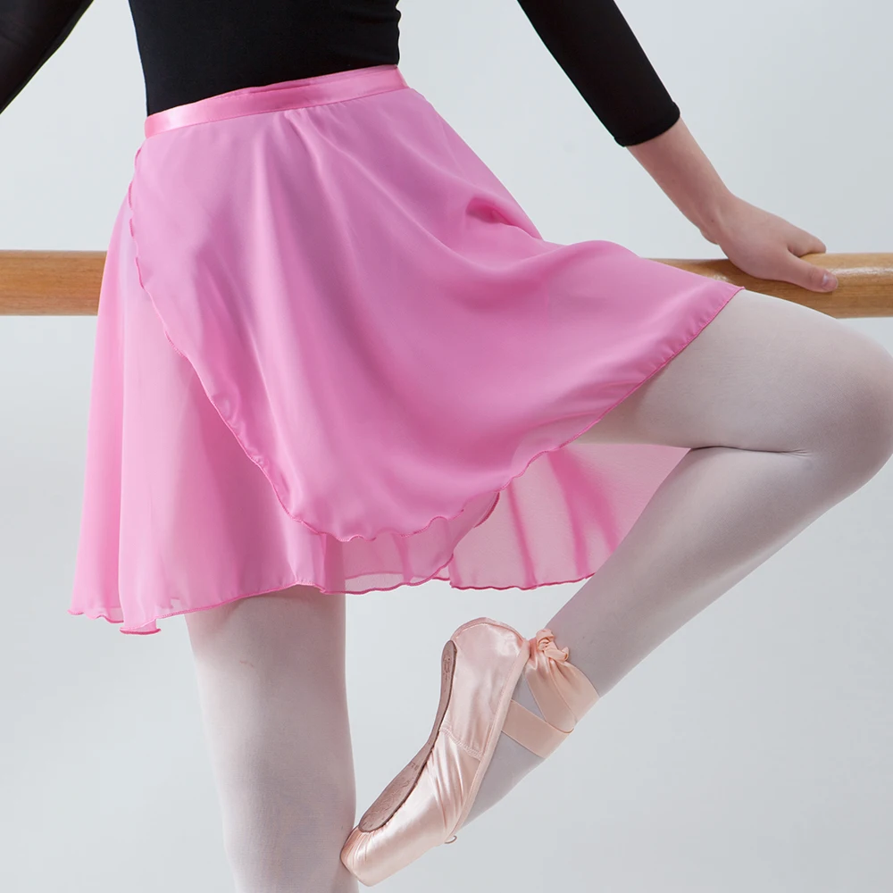 TIEJAIN Ballet dans Chiffon nederdel Elegante voksne kvindelige Krop, der passer til Klassisk dans for lærer Uniformer Frenulum Garn nederdel