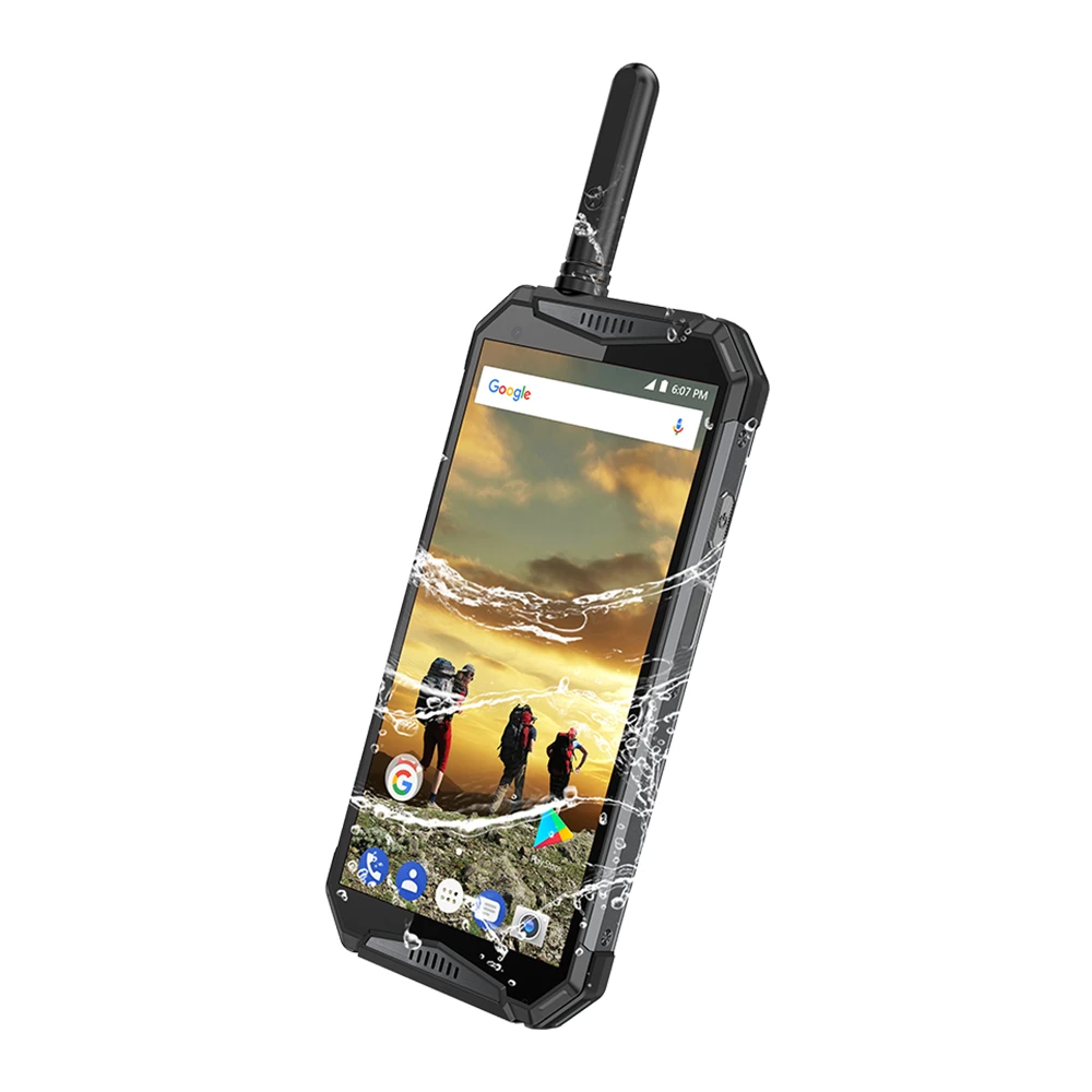 IP68 Vandtæt Walkie Talkie Android8.1 DMR-Digital UHF Radio NFC-Mobiltelefon Gsm/Wcdma/Lte Udendørs Zello Realptt Transceiver