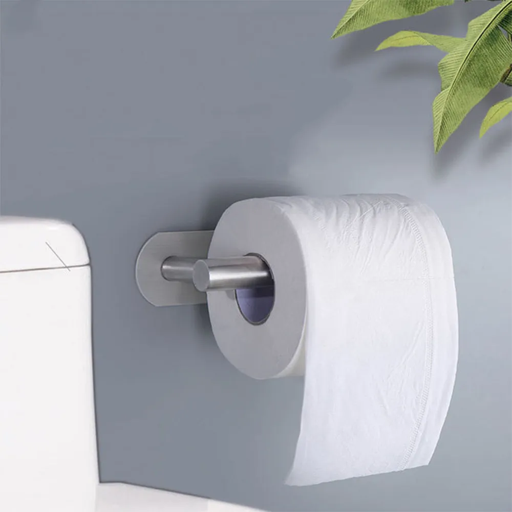 Køkken Rulle Papir Tilbehør Vægbeslag Papirholder Rustfrit Stål Toiletpapir Håndklæde Rack Tilbehør Indehavere
