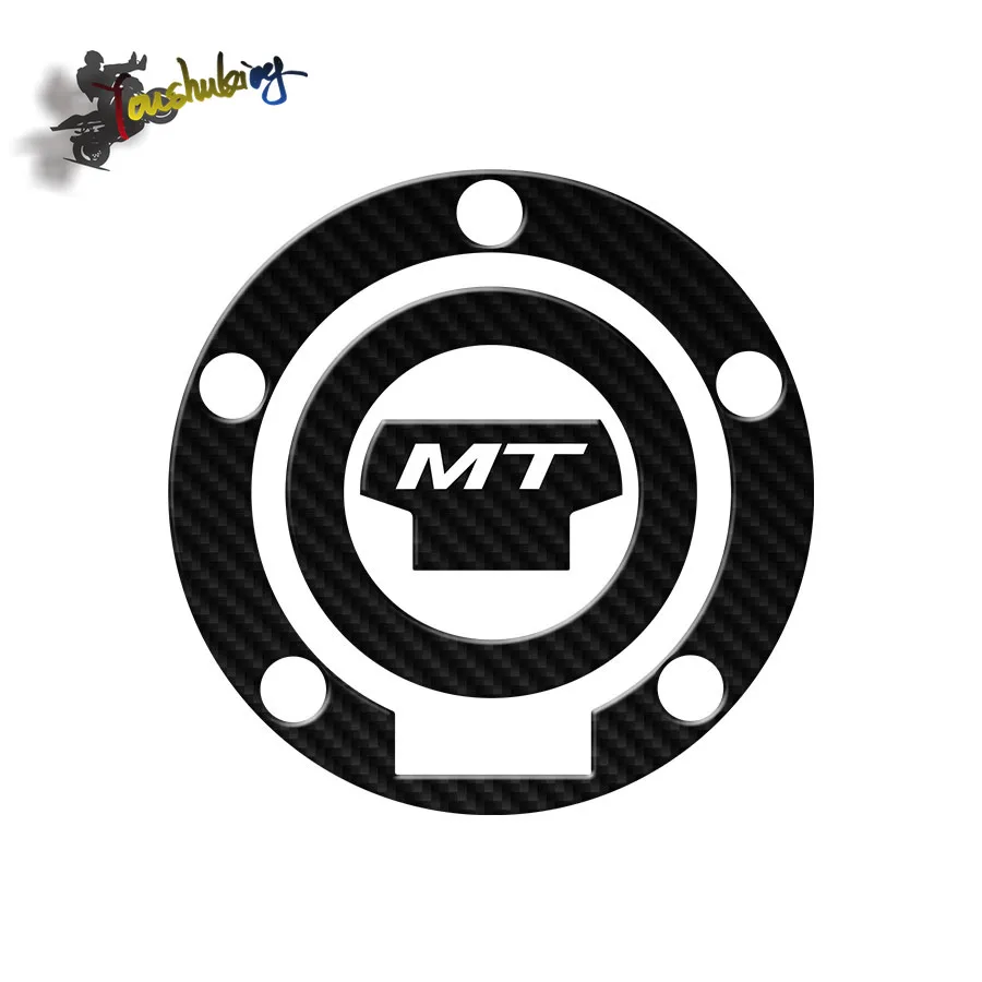 Passer til YAMAHA MT-Logoet MT MT-07 MT-09 MT07 MT09 FZ-07 FZ-09 Brændstof Tank Cap Mærkat 3D Carbon Motorcykel tankdæksel MÆRKAT