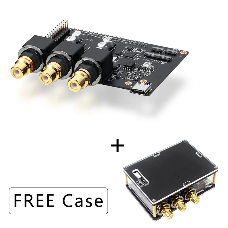Khadas Tone Bord eksterne USB-Hi-Fi-lydkort ES9038Q2M Hi-Res Lyd-Board Lyd Dekoder kompatibel med VIM 1 2 3 Kant-V