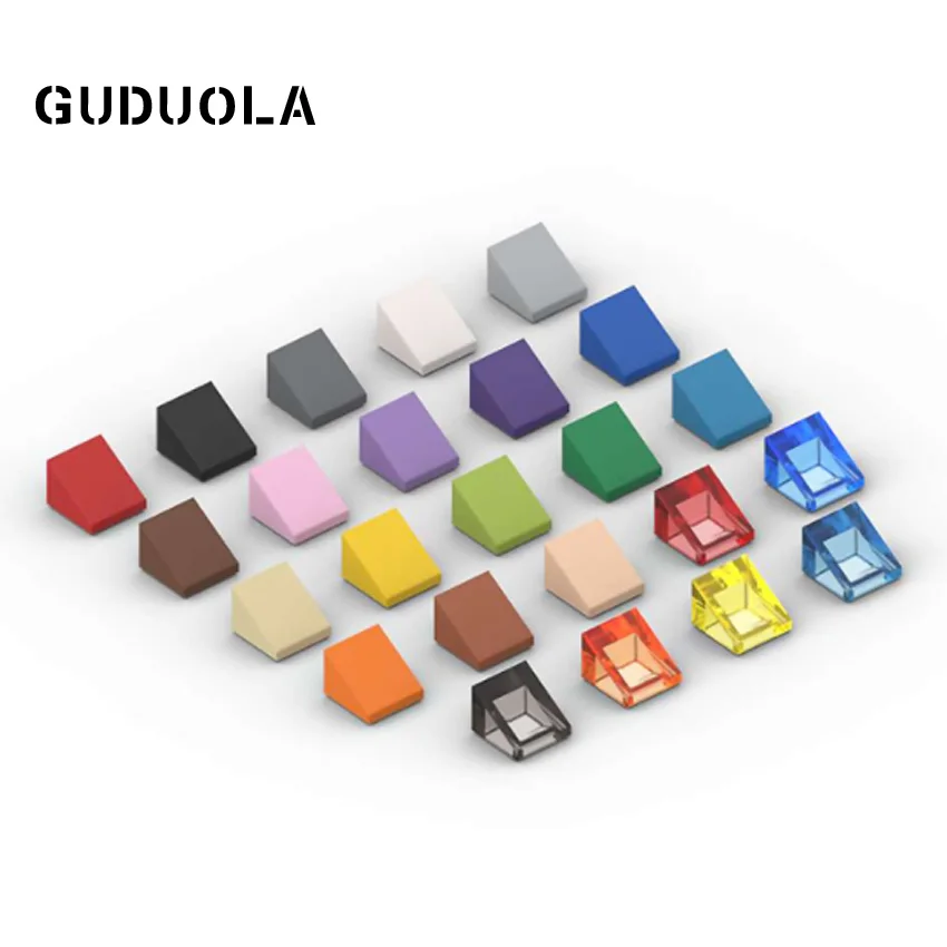Guduola Hældning 1 x 1 (31°) 50746/54200 Nye Farver MOC byggesten Legetøj Små Praticle Særlige Plade Mursten til Kid 200pcs/masse