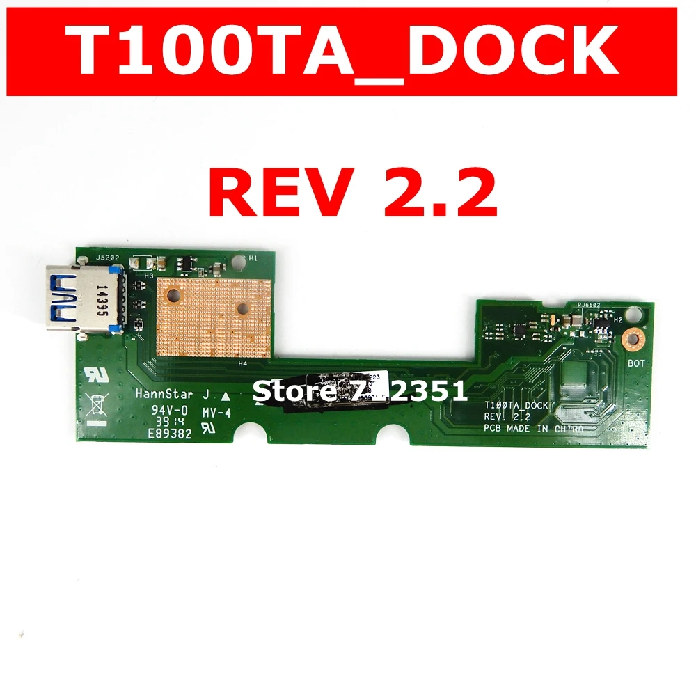 T100TA DOCK_BOARD REV 2.2 For ASUS Tablet PC T100T T100TA laptop bundkort IO YRELSEN USB-Stik Port yrelsen