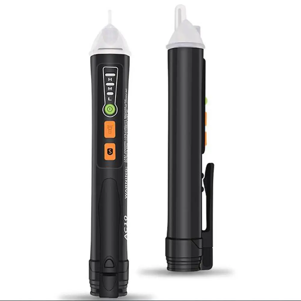 Smart Test Pen Ikke-Kontakt Spænding Tester Multifunktionelle El-Test Pen med LED Lommelygte Buzzer Alarm for Elektriker
