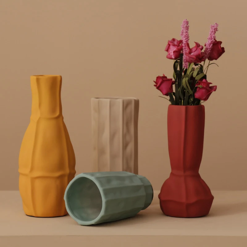 Blomster Vase Nordisk Stil Keramik Vase Villa Model Værelses Vase Blomster Design-Indretning Dekoration Hjem Vase Til Blomster