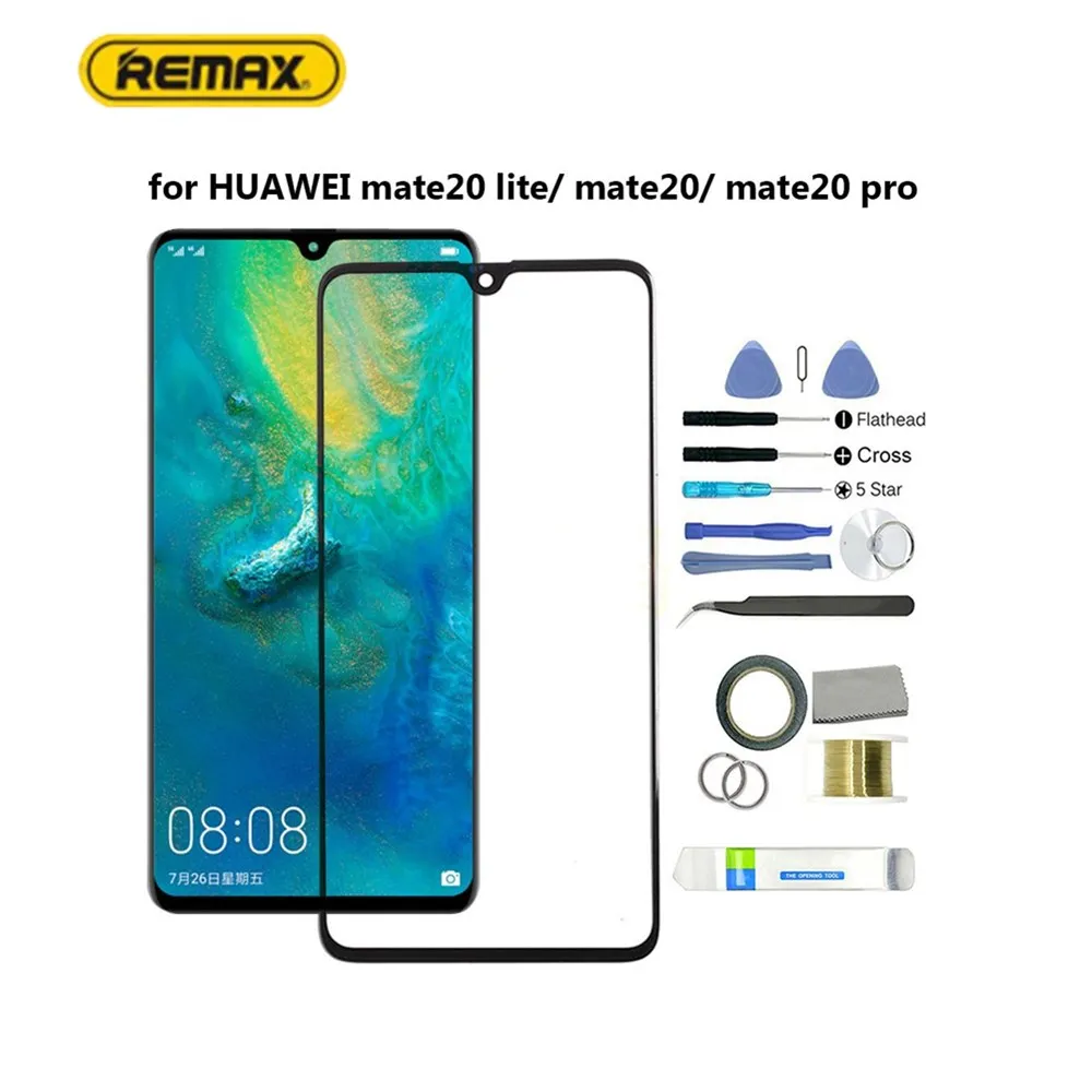 Udskiftning af Front Glas Skærm Linse Reservedele Kit til Huawei Mate 20 Lite Pro dække Huawei Skærm Protektor Hærdet Glas