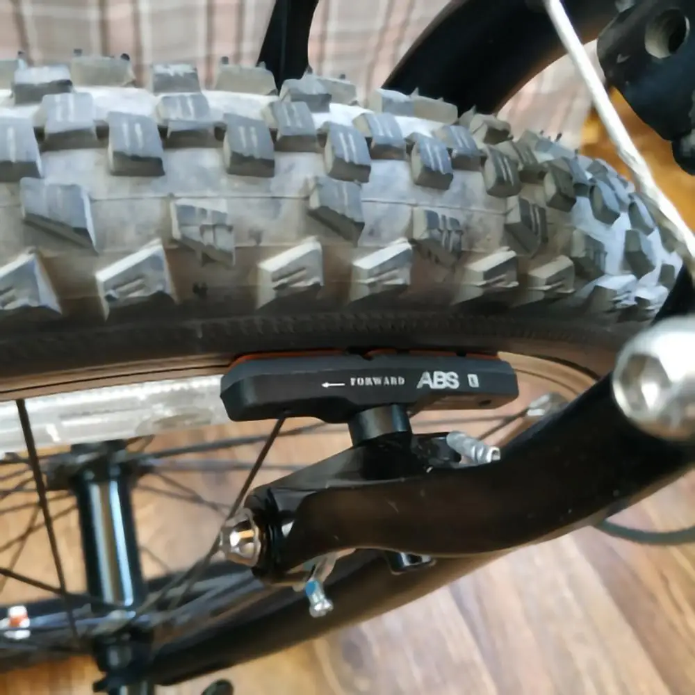 ABS 1 Par MTB V-Brake Pads Mekanisk Lineær-Pull Bremser Cykel bremseklodser Gummi Blokke Holdbar Bremser Cykling Tilbehør