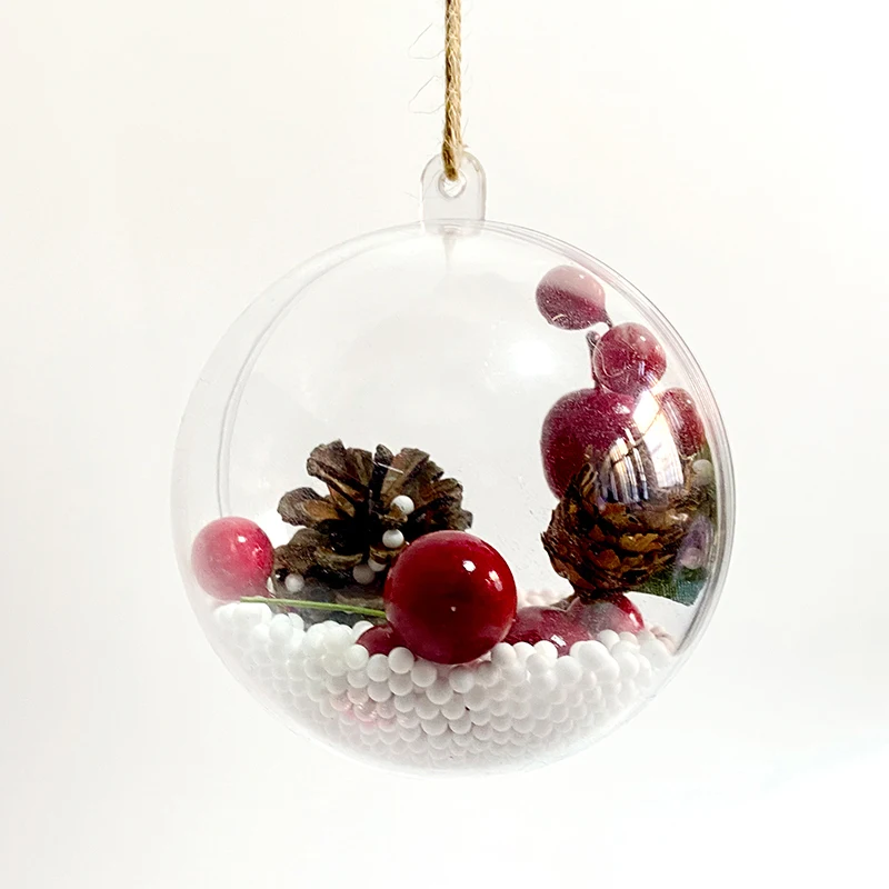 6stk/Masse Christmas Tree Dekoration Kreative Jul Bold 2021 Hængende Pendel Nye År Xmas Party Ornamenter Bær, Kogler,