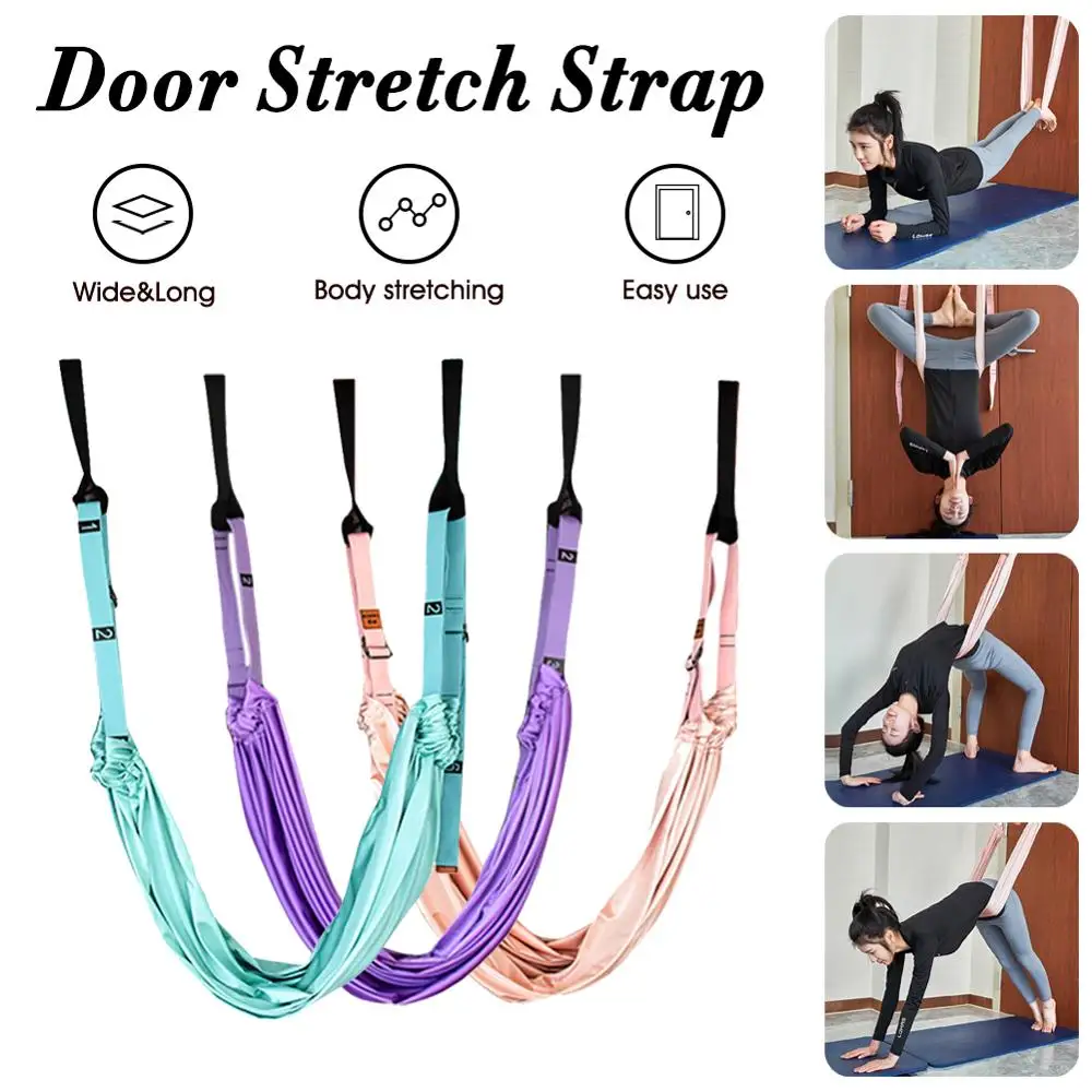Døren Fleksibilitet Strække Ben Båre Strop til Dans, Gymnastik Træner Comfort Design Yoga Stræk Bælte Antenne Yoga Strap