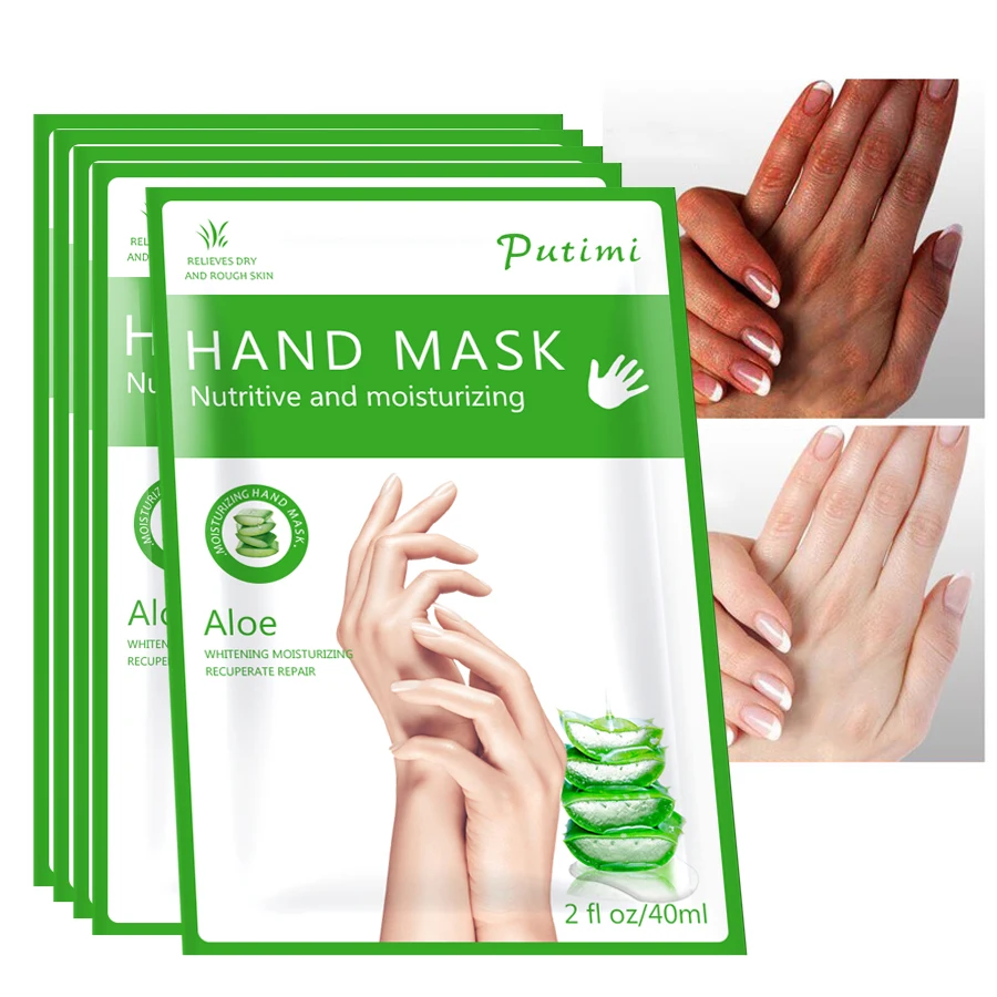 4-10Pairs Kollagen Hånd i Handske, Maske Anti-Aging Fugtgivende Maske, Eksfolierende Udjævning Kridtning Hånd Handsker hudpleje håndmaske