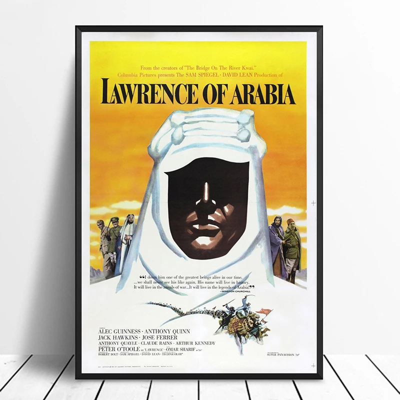 Lawrence af Arabien Vintage Klassisk Film Plakat, Home Decor Wall Decor Væg Kunst, Lærred maleri Cnavas print-1