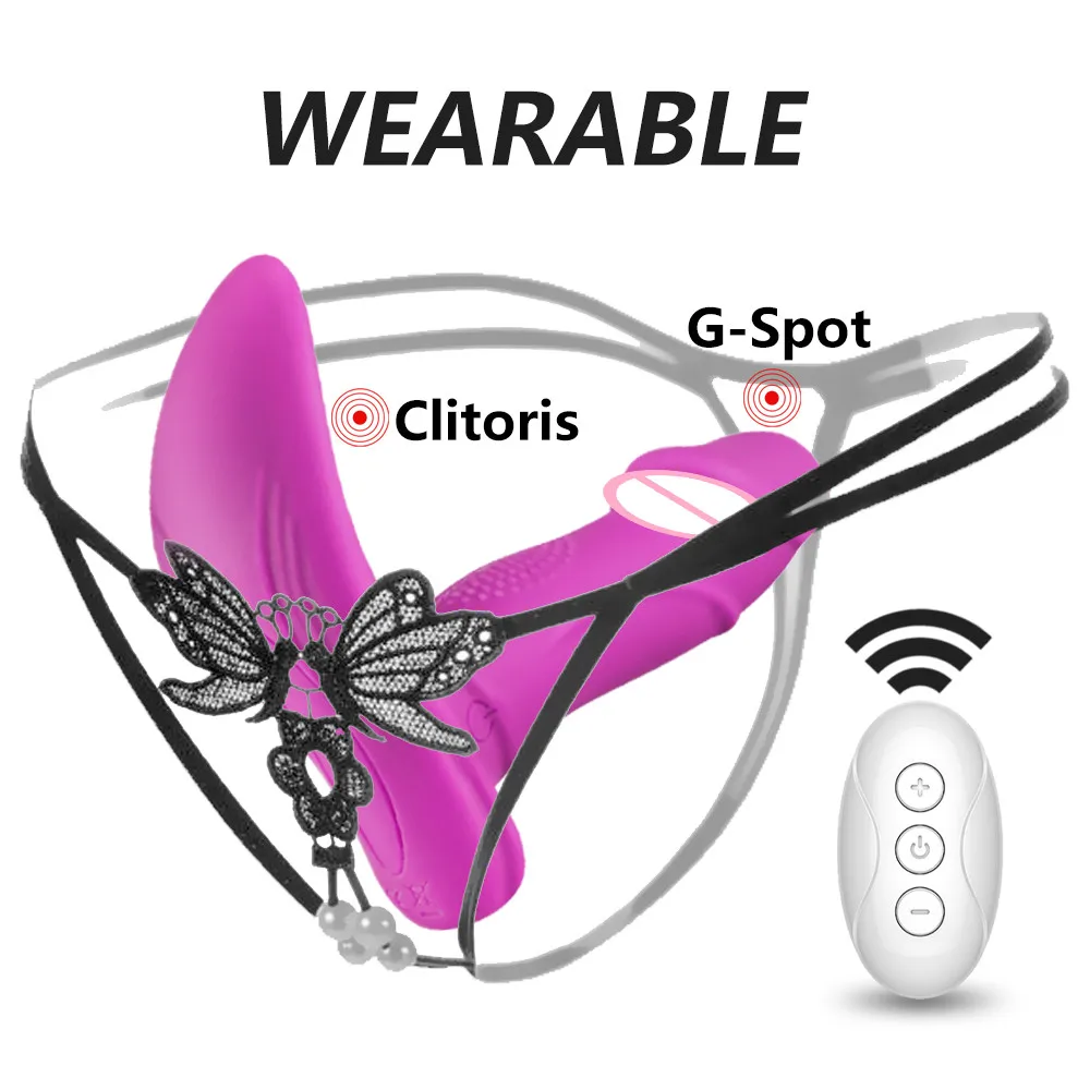 G Spot Vibrator Dildo Stimulator Silikone Trådløse Fjernbetjening Vibrator Vibrerende Trusser Voksen Sex Legetøj til Kvinder, Par sexlegetøj