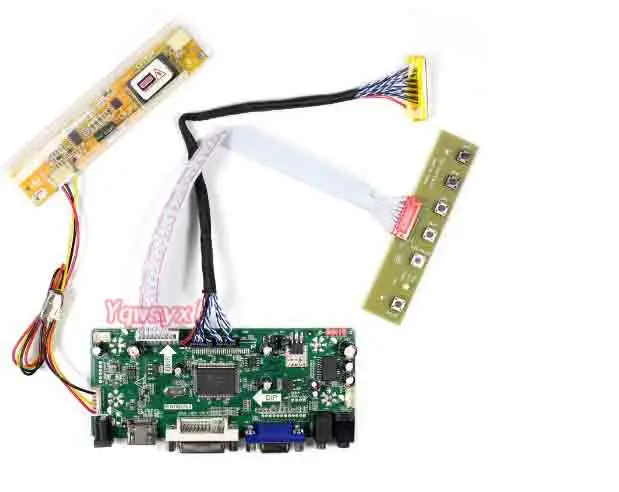 Yqwsyxl Control Board Monitor Kit for LTD121EXVV HDMI + DVI + VGA-LCD-LED-skærm-Controller Board-Driver