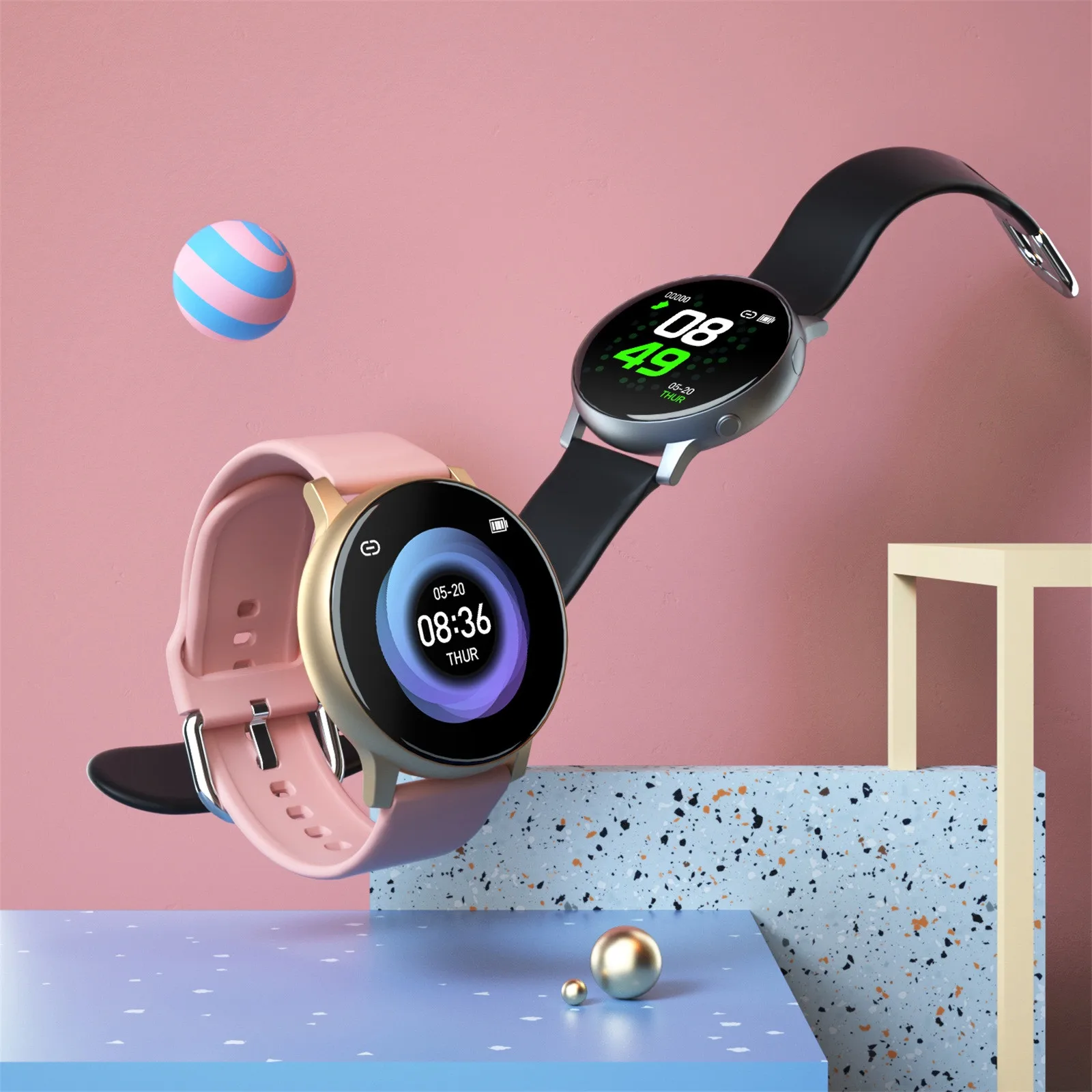 S2 Mænd, Smart Ur Blodtryk, Puls, Trænings-Og Tracke Ip67 Vandtæt Smart Ur Mænd Sports Armbånd Smartwatch