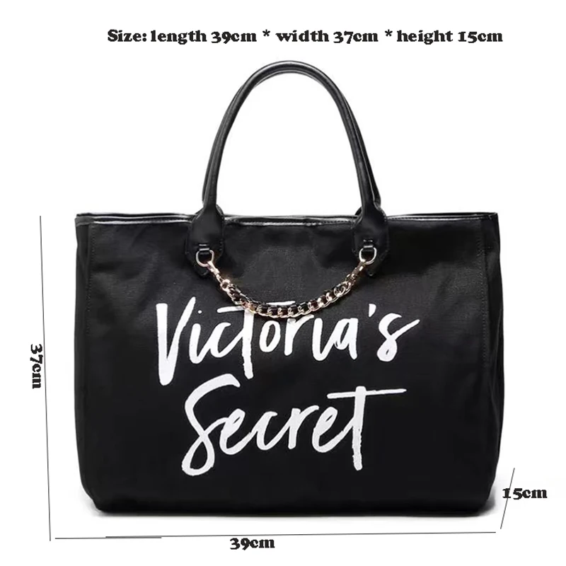 Damer Håndtaske Shopping Taske Nye Europæiske og Amerikanske Mode Brev Stor Kapacitet Canvas Taske