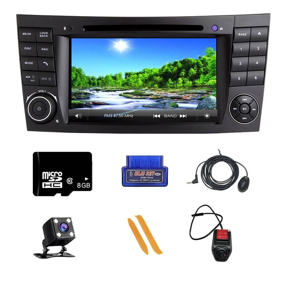 ZLTOOPAI Car Multimedia Afspiller Til Mercedes Benz E-Klasse W211 E300 CLK W209 CLS W219 Auto Radio GPS-Navigation, Auto DVD-Afspiller