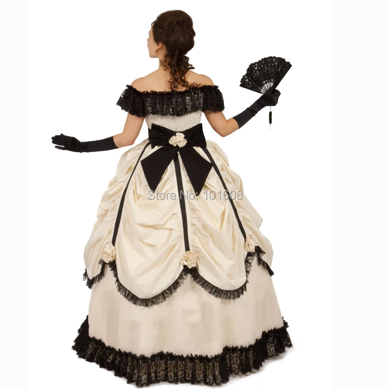 Skræddersyet!Luxs 19 århundrede'Retro Victorianske kjoler borgerkrig Vintage kjole Cosplay Kostumer Renæssance Revolutionerende kjole HL-141