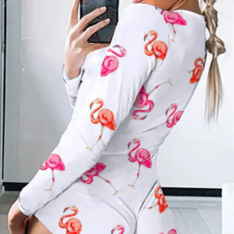 QWEEK Avocado Pyjamas Onesie Kvinder sexet nattøj Undertøj Dame Hjem Tøj Pijamas Mujer Pyjama Femme Homewear