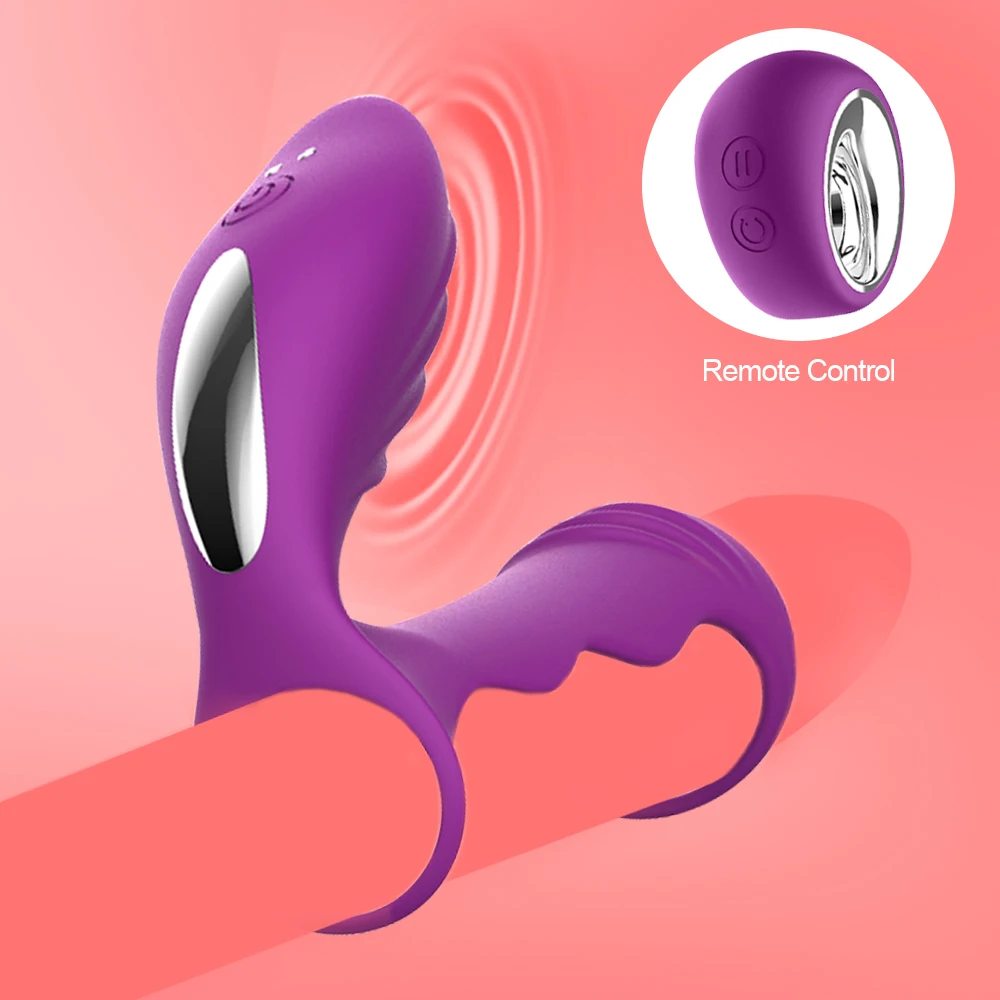 Bærbare Dildo Vibrator Par sexlegetøj Trådløst fjernbetjent sexlegetøj til Kvinde Klitoris Stimulation Penis Træner Sex Shop