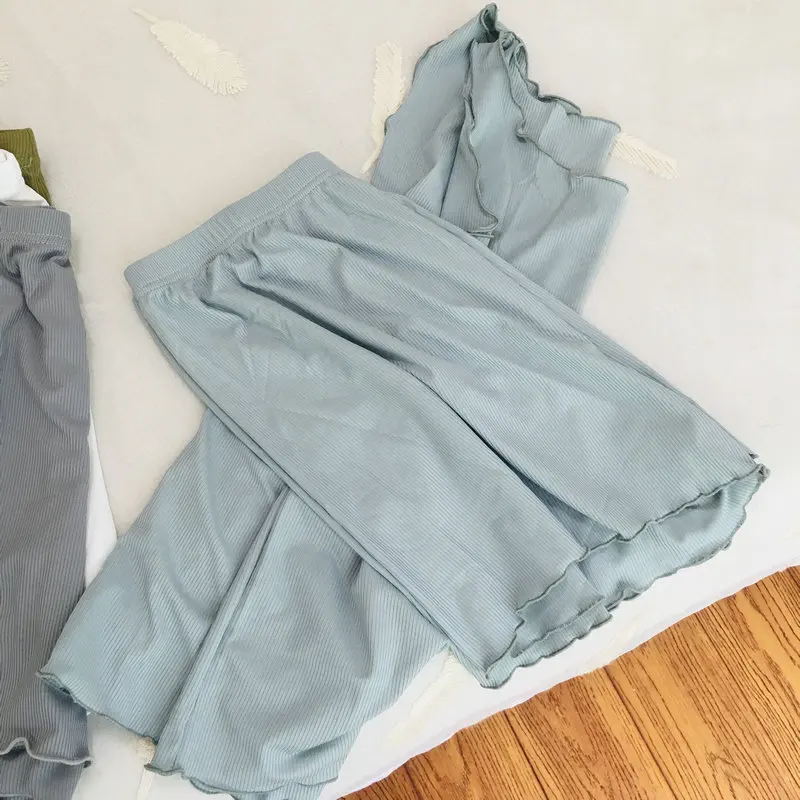 Soild Sommer Pyjamas Sæt Til Kvinder 2020 Piger Løs Casual Nattøj Sved T-Shirts og Shorts Pjs Homewear koreansk Stil