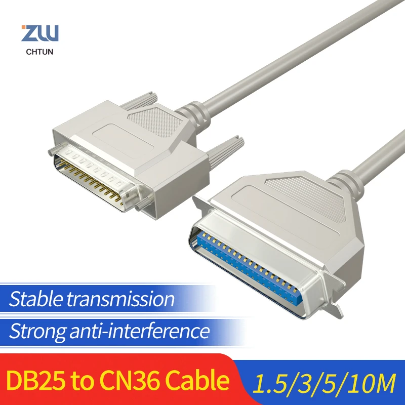 DB25 at CN36 Parallel Kabel-LPT-print-stik DB-25 Pin han til DB 36 Kvindelige IEEE1284 Printer Kabel Ledning
