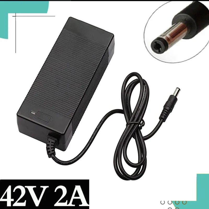 42V2A Oplader 36V2A Batteri, Oplader, Lithium-Ion, Lithium-Polymer Oplader 10 Serie 36V El-Cykel DM5.5 * 2.1/Gratis Fragt