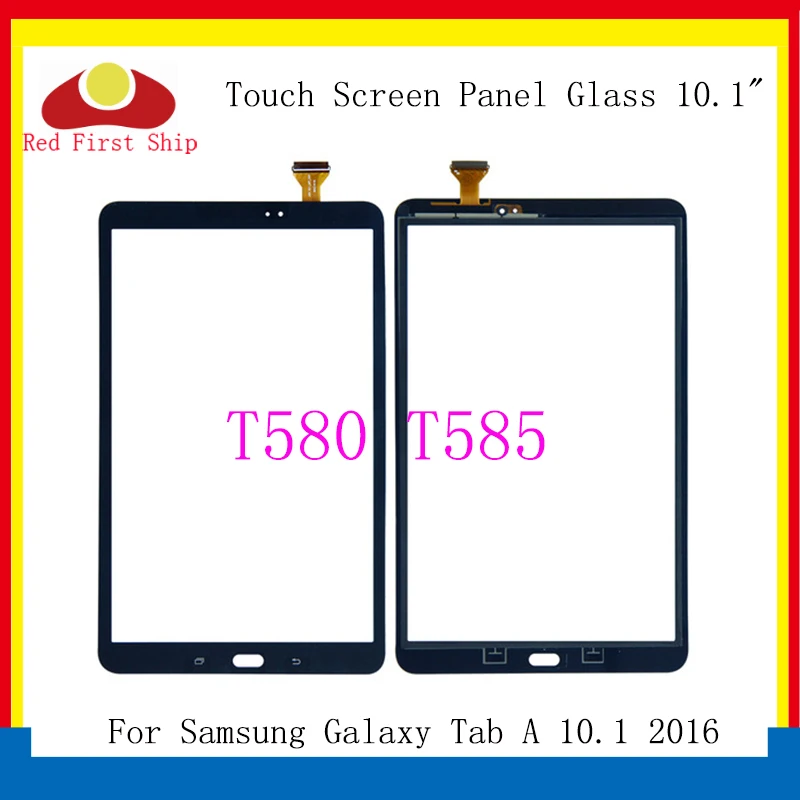 10stk/masse Til Samsung Galaxy Tab 10.1 2016 T580 T585 Touch Screen Digitizer Panel Glas Linse T580 LCD-Front Udskiftning af Sensor