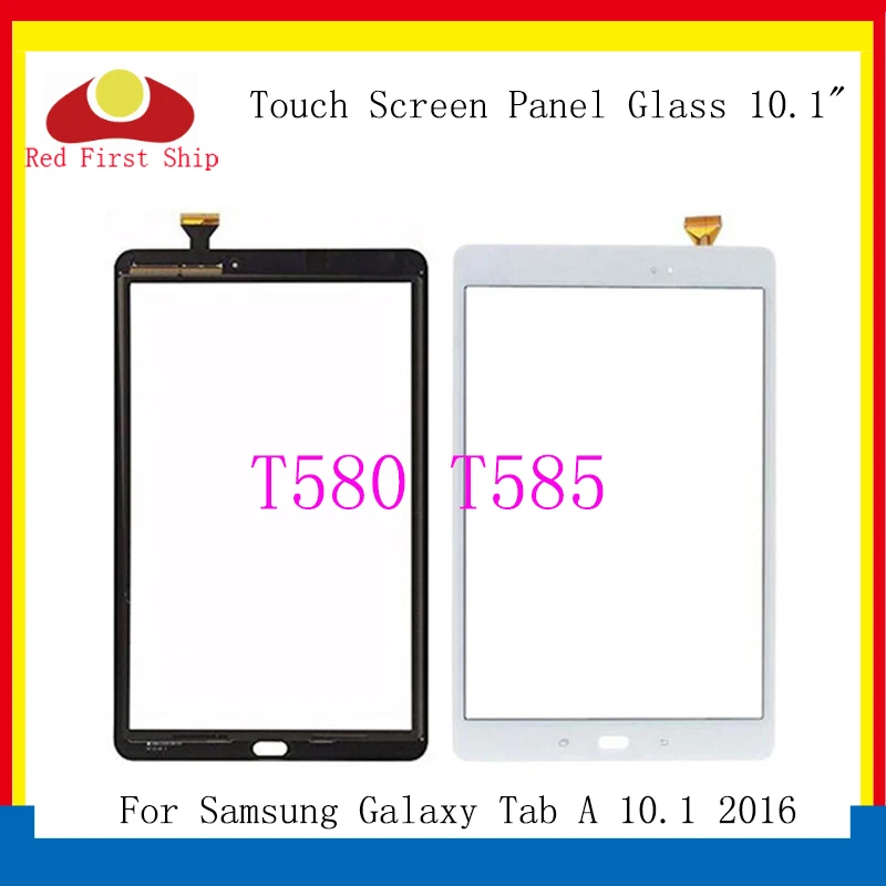 10stk/masse Til Samsung Galaxy Tab 10.1 2016 T580 T585 Touch Screen Digitizer Panel Glas Linse T580 LCD-Front Udskiftning af Sensor