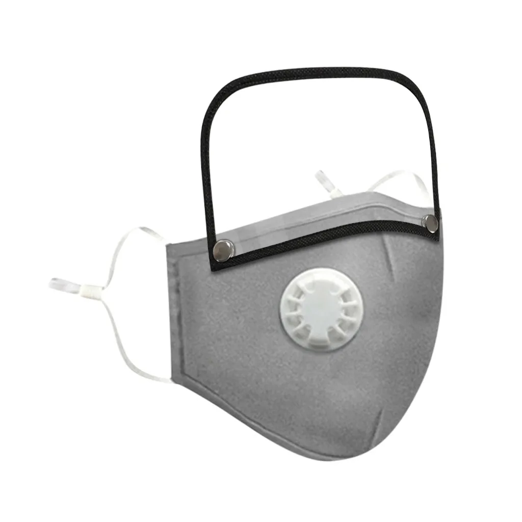 4STK Ansigter Beskyttende+8STK Filtre Voksne Vaskbar Ansigt Beskyttelse Med Filter Og Aftagelig Eye Shield