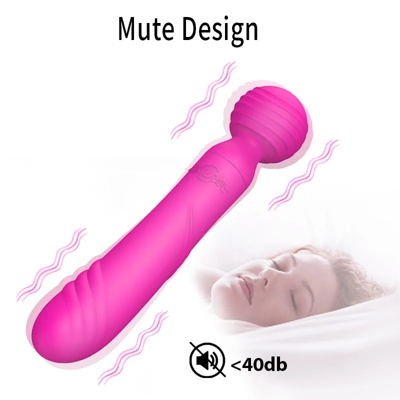 Silikone AV Stick vibrator sex legetøj til kvinder, Dobbelt vibrationer magic wand kvindelige G-Spot massager Dildo vibratorer til kvinder