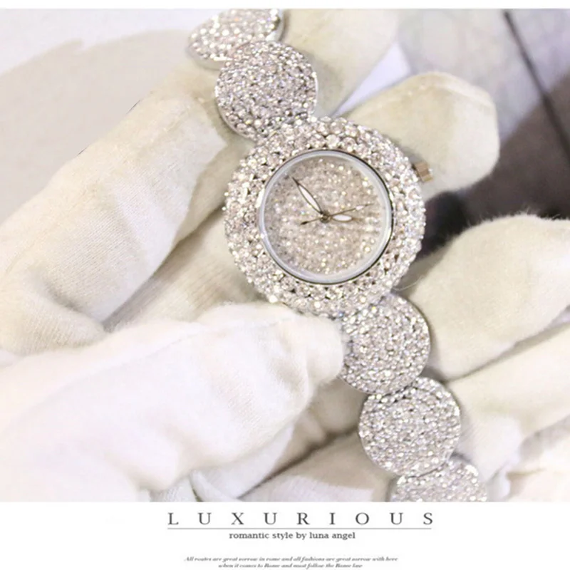 Kvinder-Ure Luksus Diamant Montre Berømte Elegant Armbånd Dress Ure Damer Armbåndsur Relogios Femininos saat ZDJ021