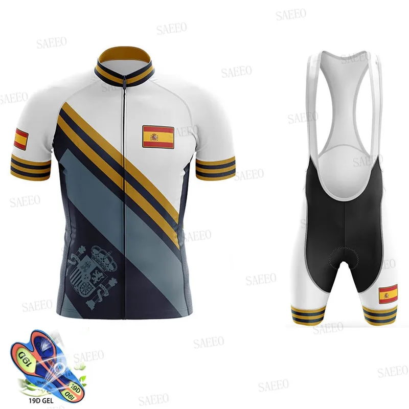 Ropa Ciclismo 2020 Sommeren Spanien Team Åndbar Quick-Dry Cykling Jersey Sat Cykel Tøj Maillot Cykling Ciclismo hombre