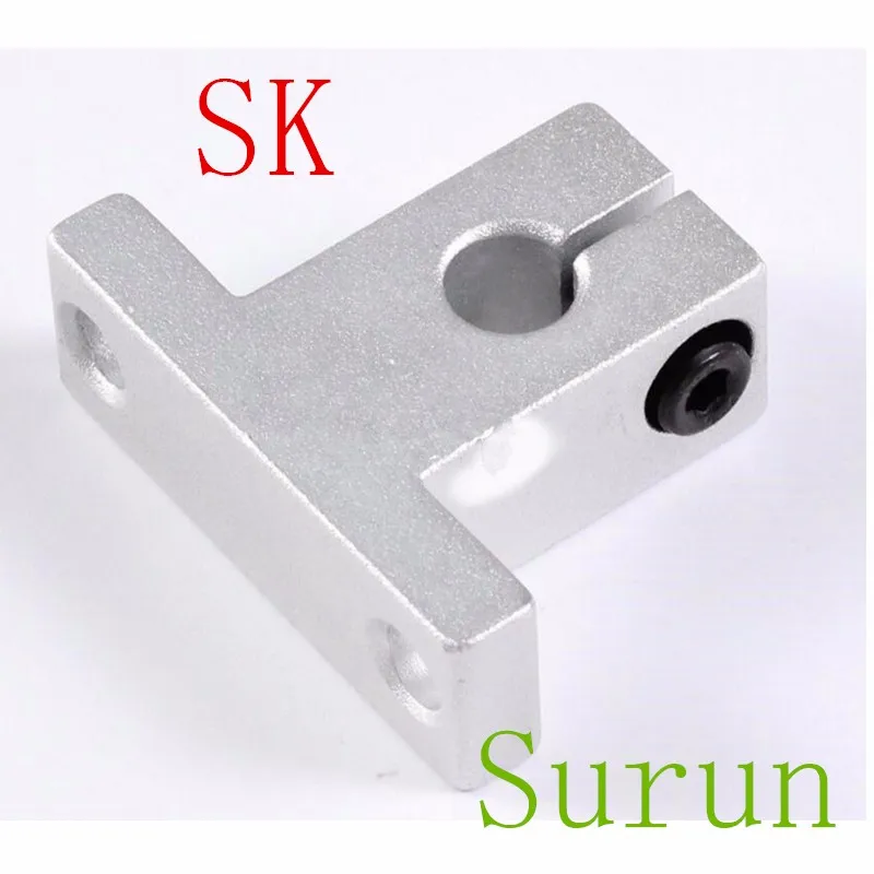RDBB 4 stk SK16 16mm lineær jernbane aksel støtte XYZ Tabel CNC Router SH16A cnc dele til 3D printer dele, cnc dele